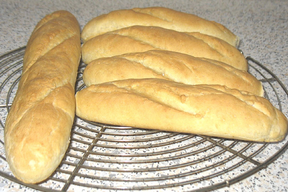 Schnelles Baguette mit Röstzwiebeln