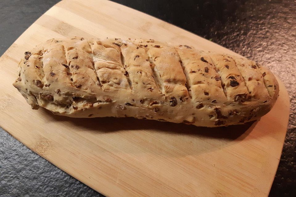 Schnelles Baguette mit Röstzwiebeln