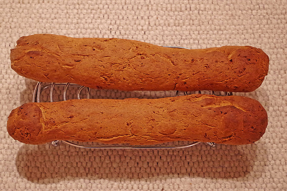 Schnelles Baguette mit Röstzwiebeln