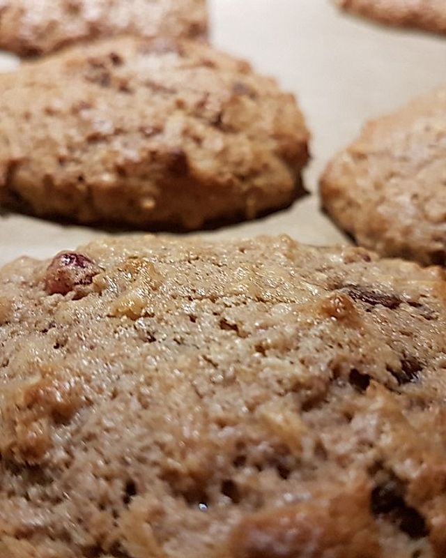 Himbeer-Hirse-Kokos-Cookies