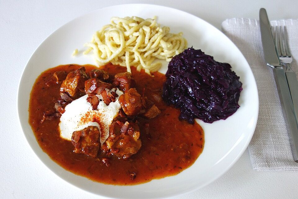 Apfel-Rotkohl