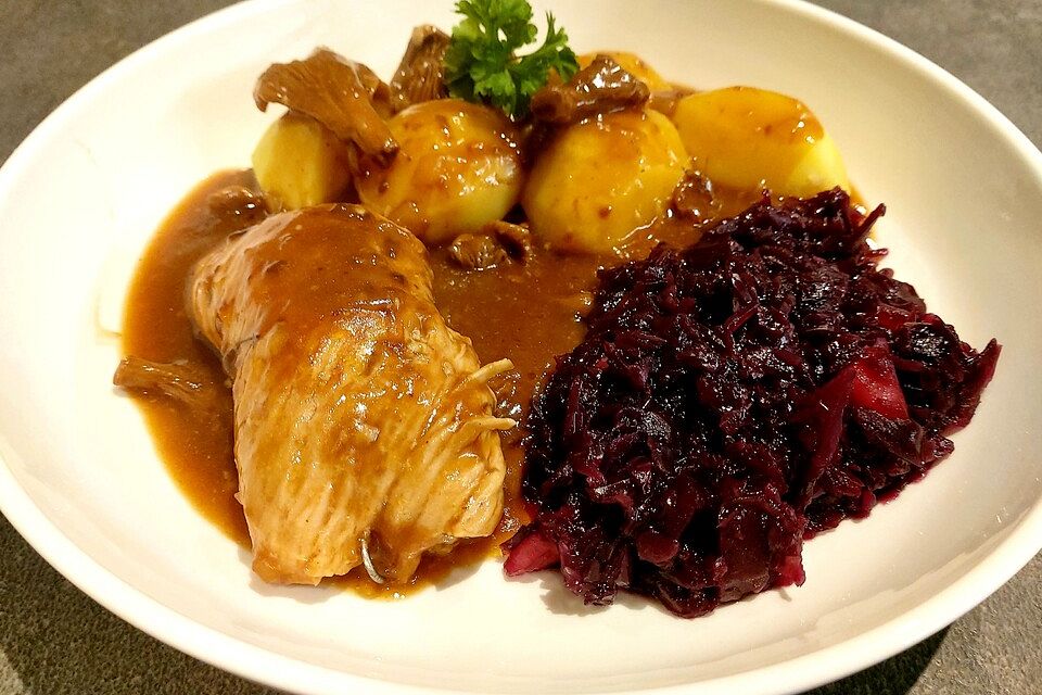 Apfel-Rotkohl