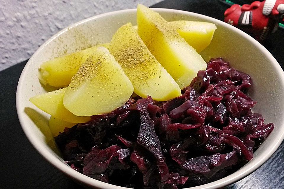 Apfel-Rotkohl