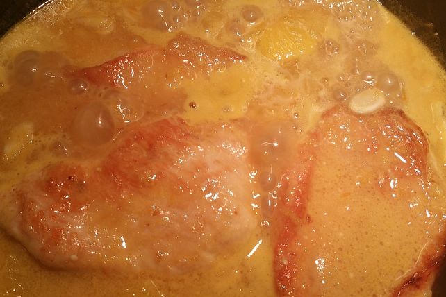 Truthahnschnitzel mit Orangenscheiben von pegasus61| Chefkoch