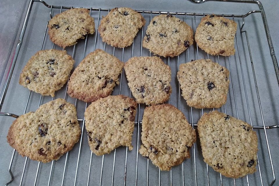 Oat and Raisins Cookies