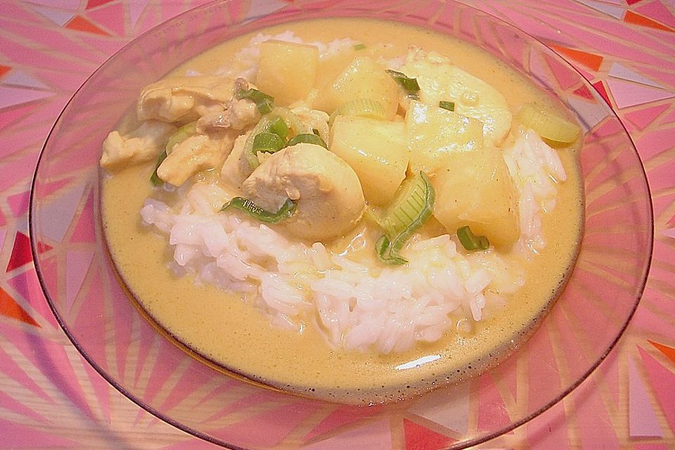 Hühner-Sahne-Curry