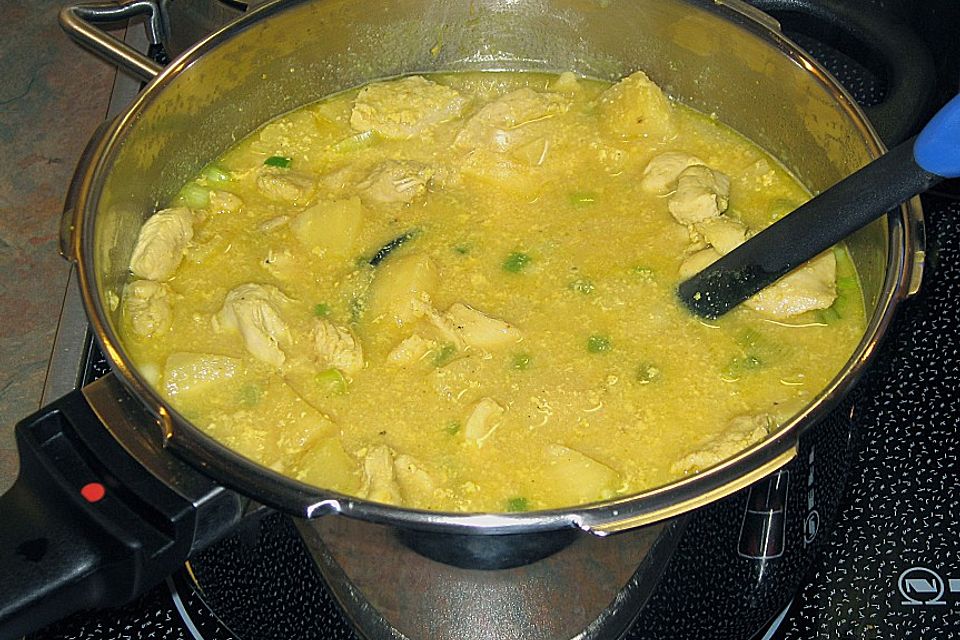 Hühner-Sahne-Curry