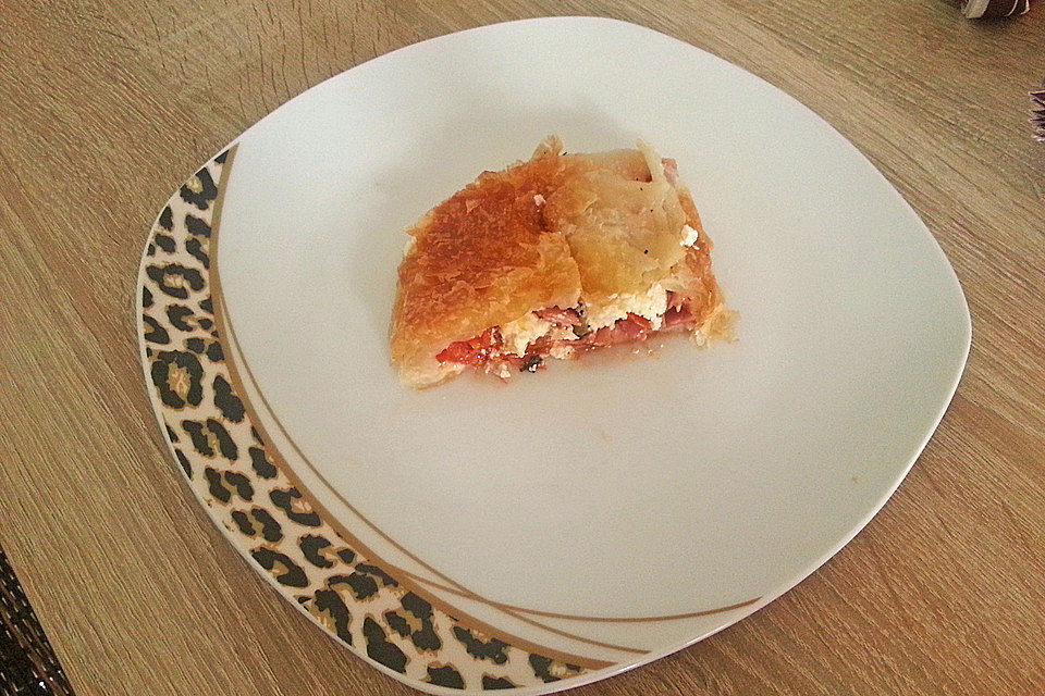 Schinken-Käse-Rahmstrudel