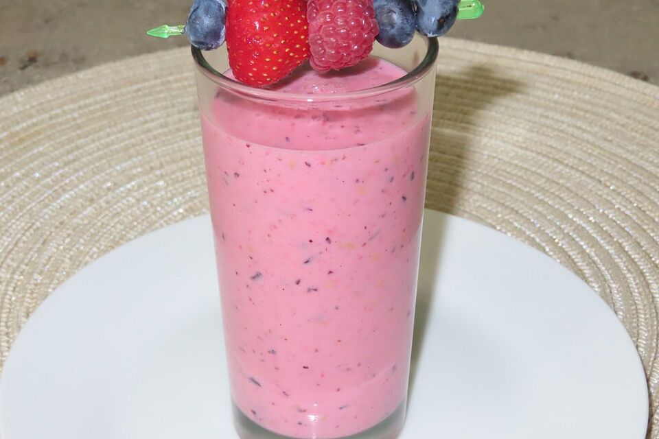 Beeren-Vanille-Smoothie