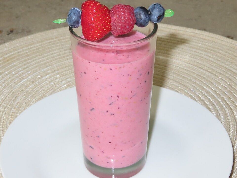 Beeren-Vanille-Smoothie von nessihasi| Chefkoch