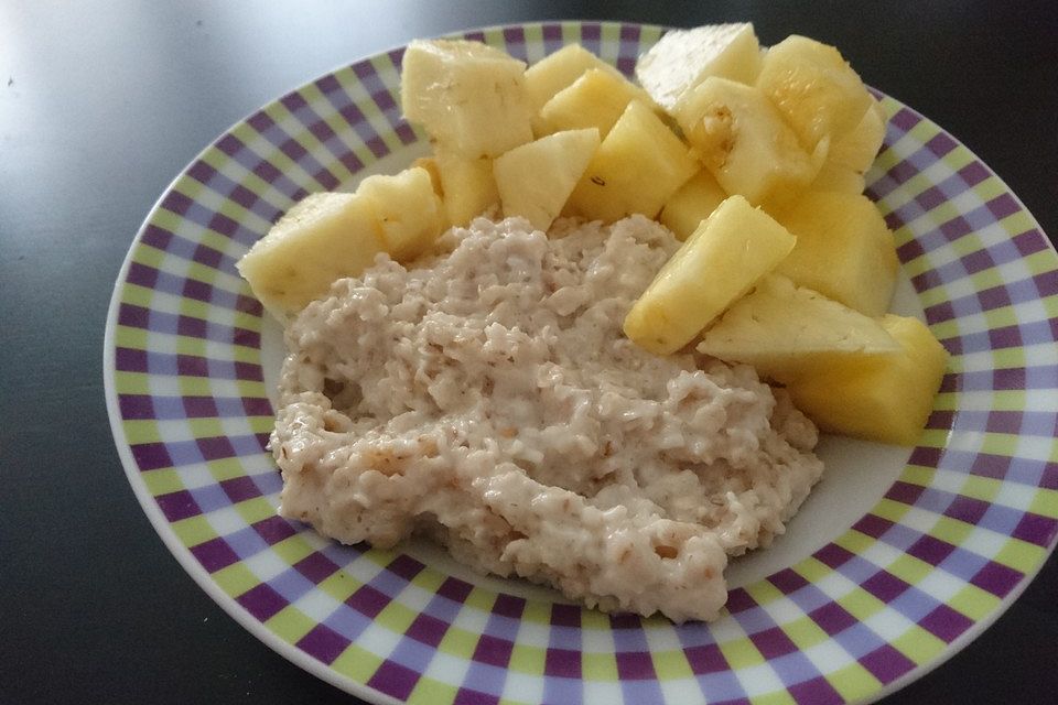 Porridge à la Pina Colada