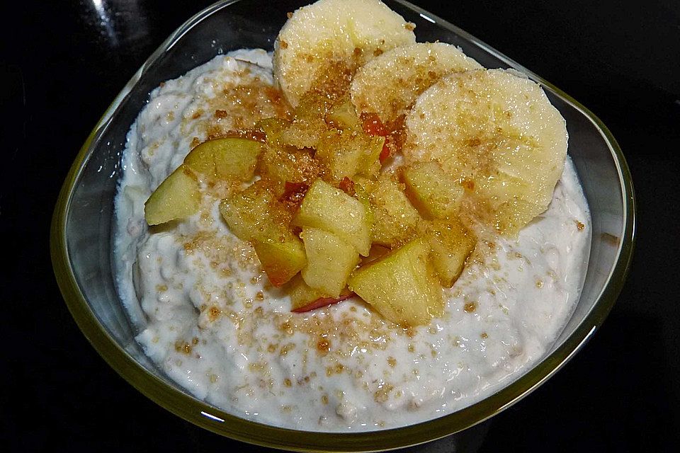 Banane-Apfel-Overnight-Oats