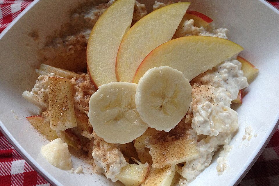 Banane-Apfel-Overnight-Oats