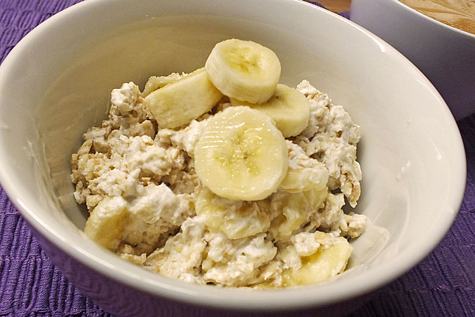 Banane-Apfel-Overnight-Oats