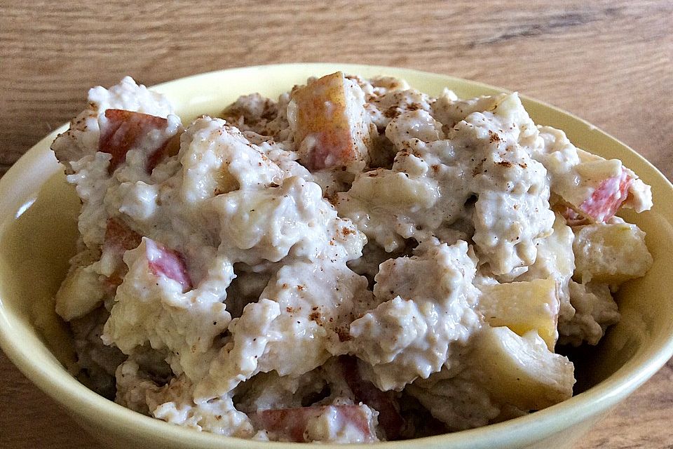 Banane-Apfel-Overnight-Oats