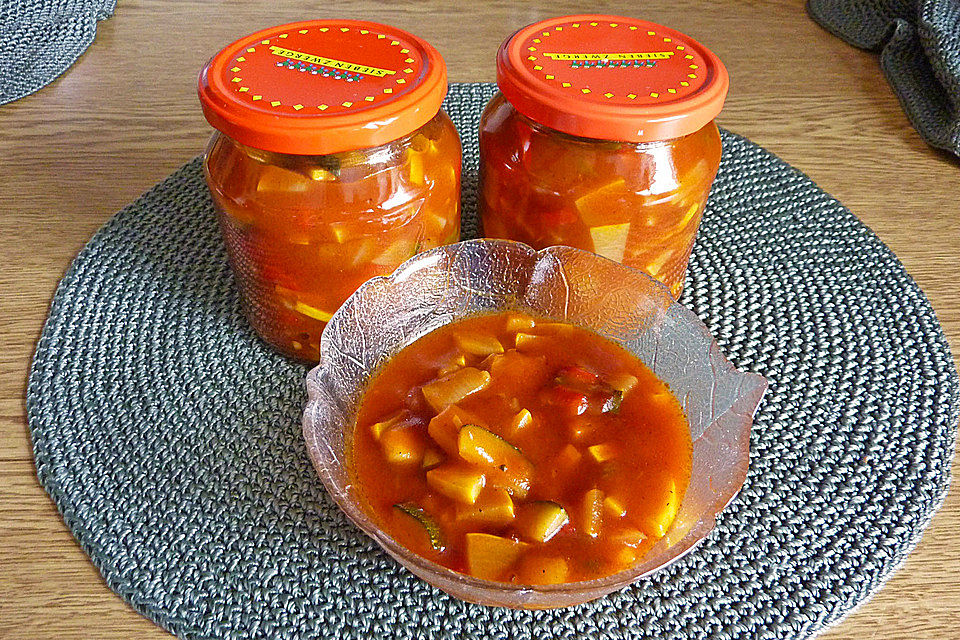 Mexikanische Zucchinisauce Mexikanische Zucchinisauce