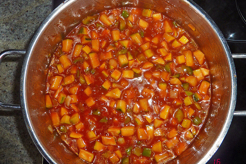 Mexikanische Zucchinisauce Mexikanische Zucchinisauce