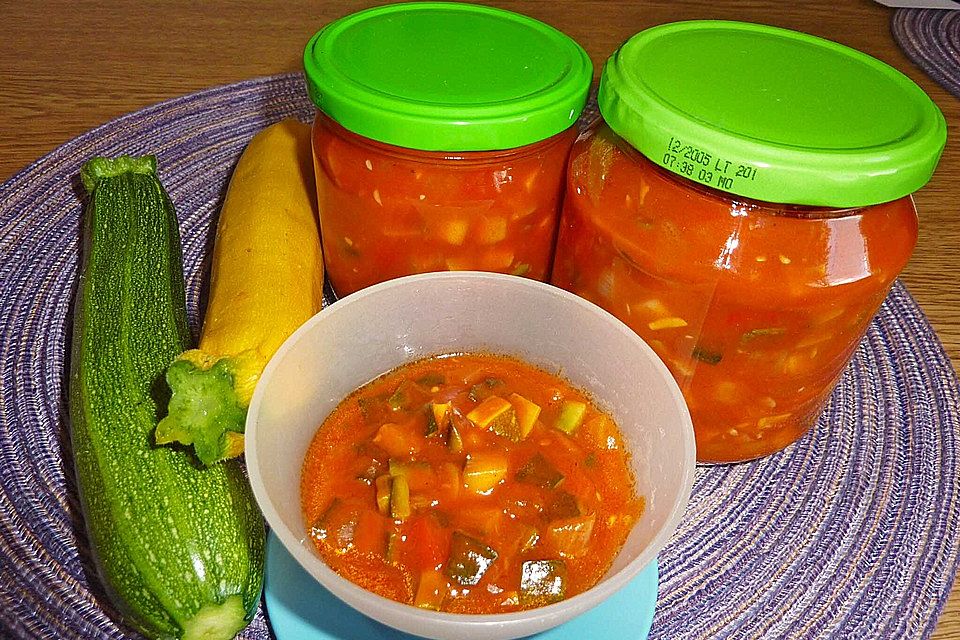 Mexikanische Zucchinisauce Mexikanische Zucchinisauce