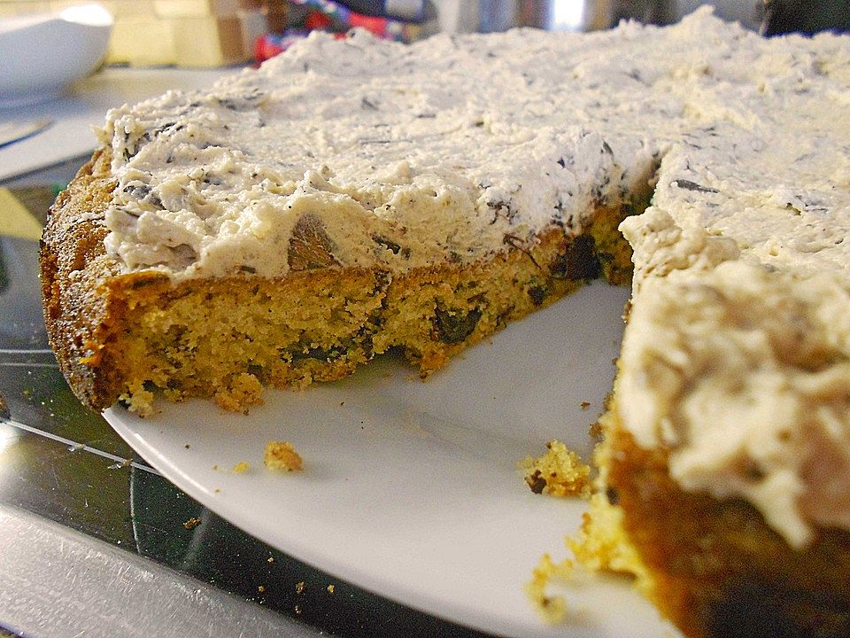 Amerikanischer Cookie-Kuchen mit Cookieteig-Creme von BussiMuh33| Chefkoch
