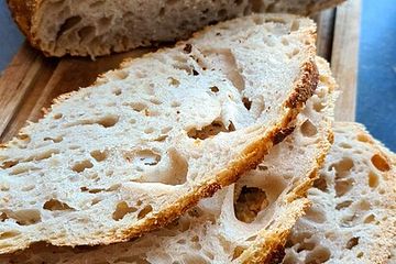 Das einfachste Brot mit Vorteig