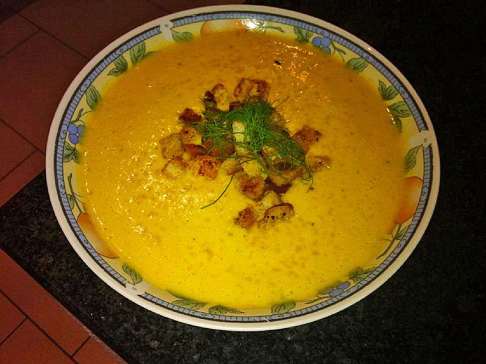 Safran-Fenchelsuppe von Angelica-shef-povar | Chefkoch