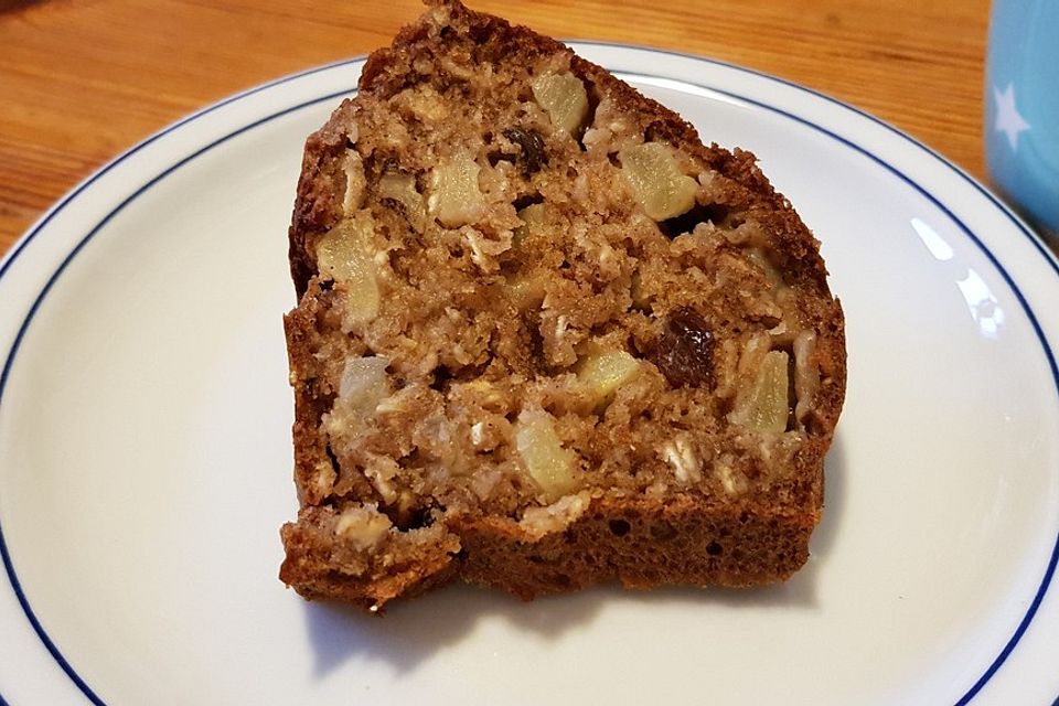 Veganer Bananen-Haferflocken-Kuchen