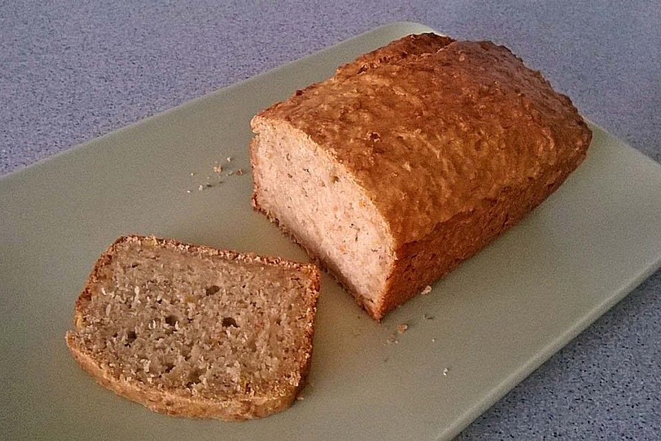 Veganer Bananen-Haferflocken-Kuchen