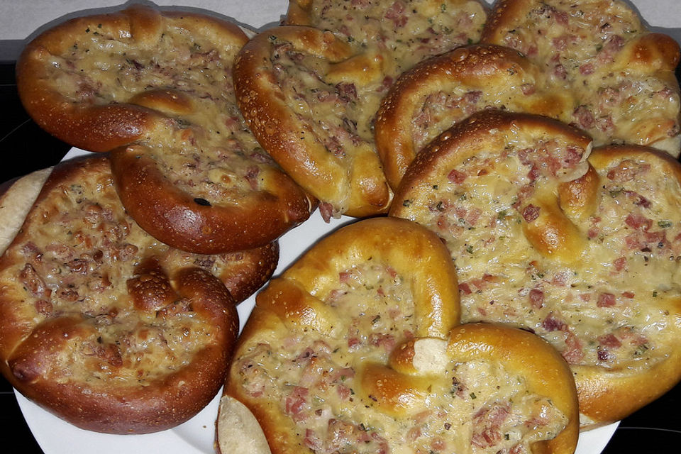 Überbackene Brezeln