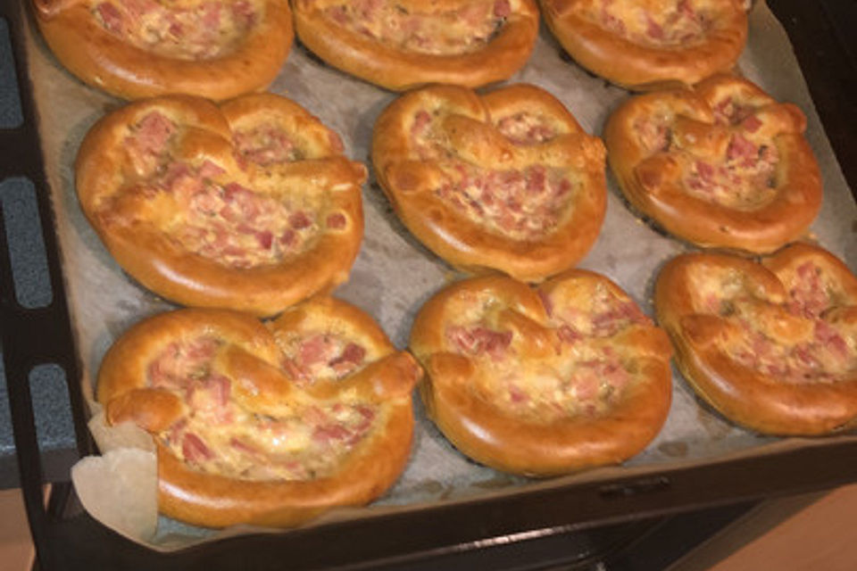 Überbackene Brezeln