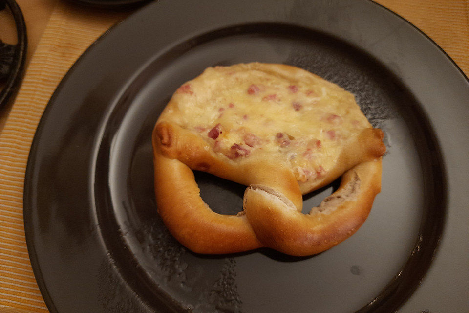 Überbackene Brezeln
