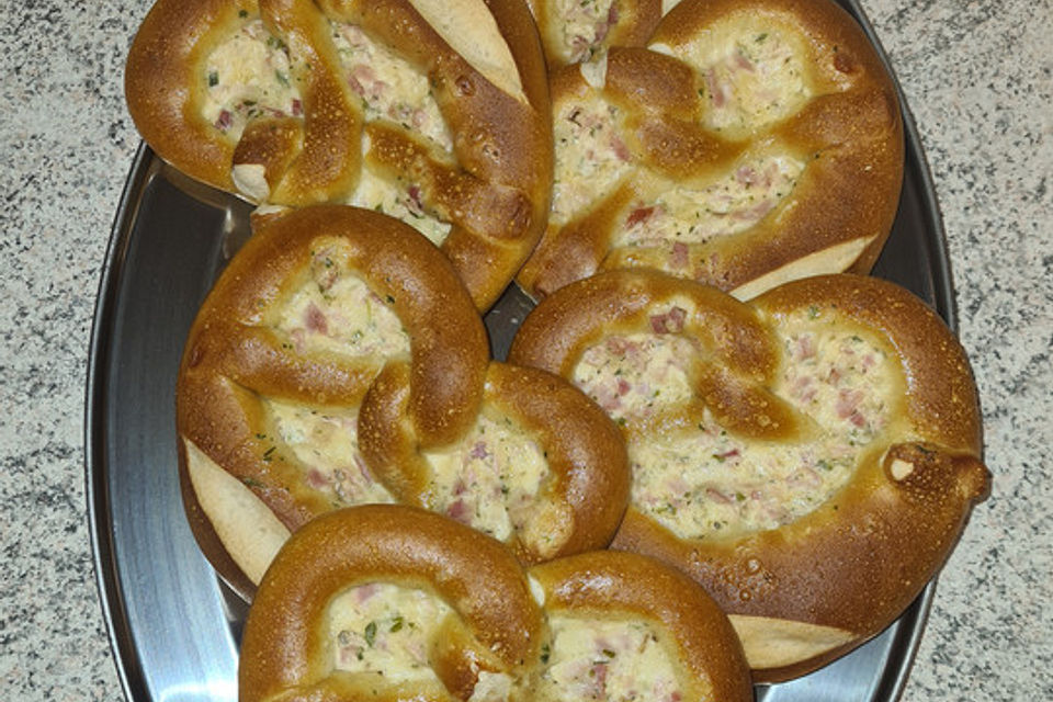 Überbackene Brezeln