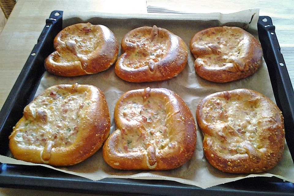 Überbackene Brezeln