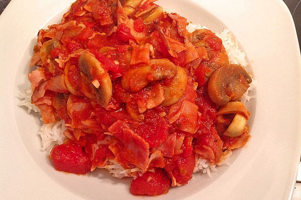 Pilz - Schinkenpfanne von mwestphal1 | Chefkoch