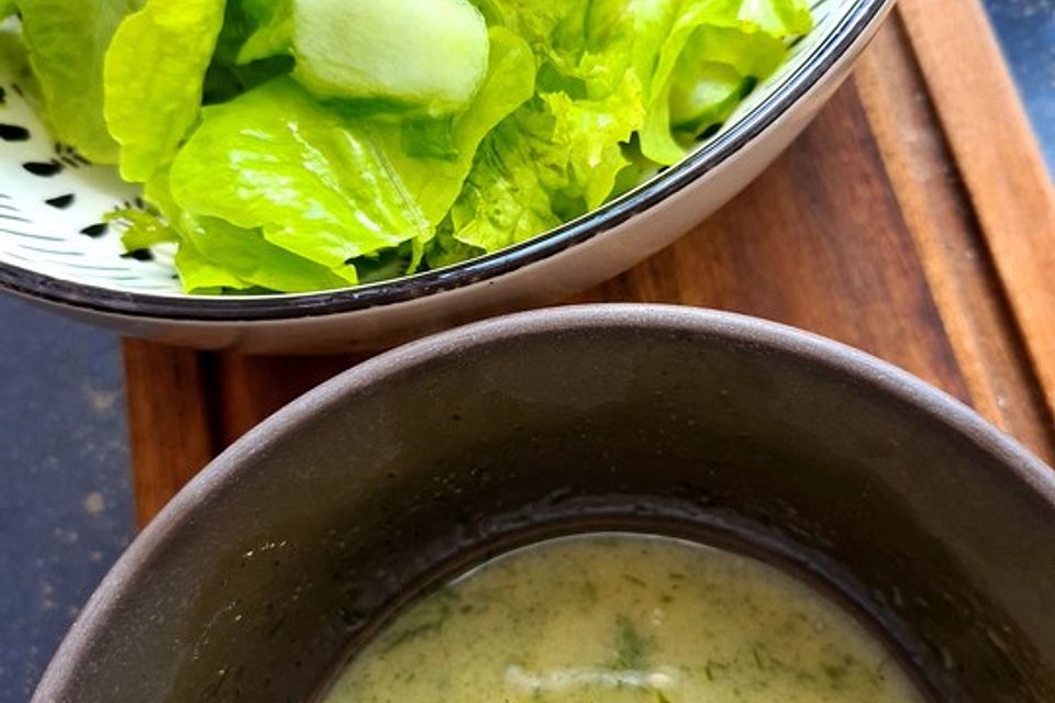 Schnelles Salatdressing