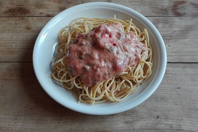Spaghetti mit Teufelssauce von SaMiJoLe2012| Chefkoch