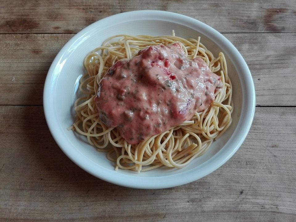 Spaghetti mit Teufelssauce von SaMiJoLe2012| Chefkoch