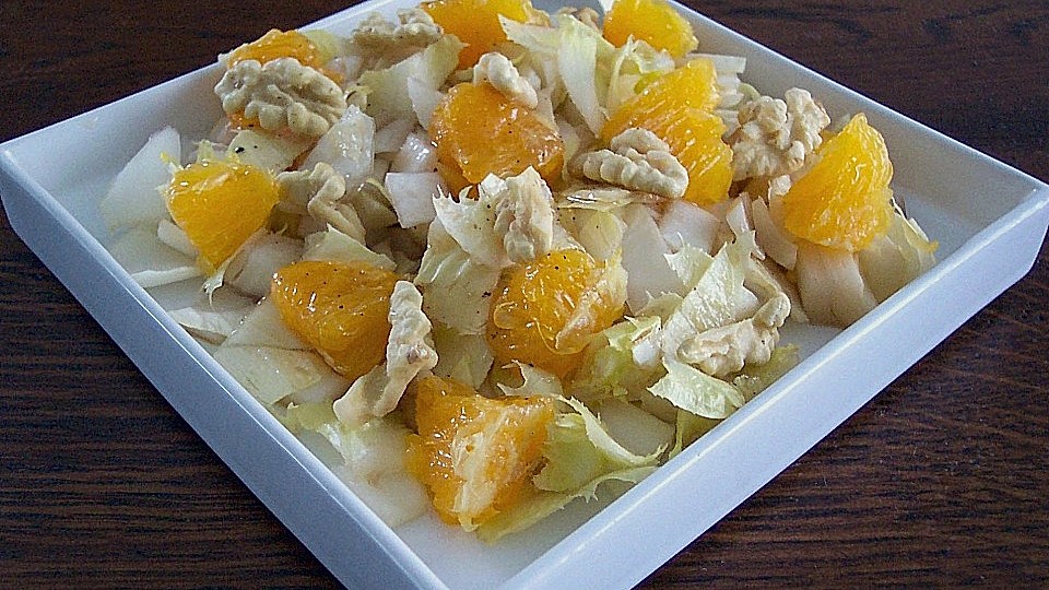 Chicoreesalat Mit Orangen Von Witwebolte Chefkoch