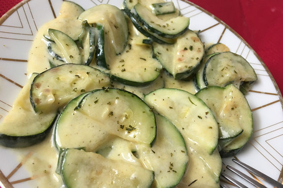 Sahne - Zucchini