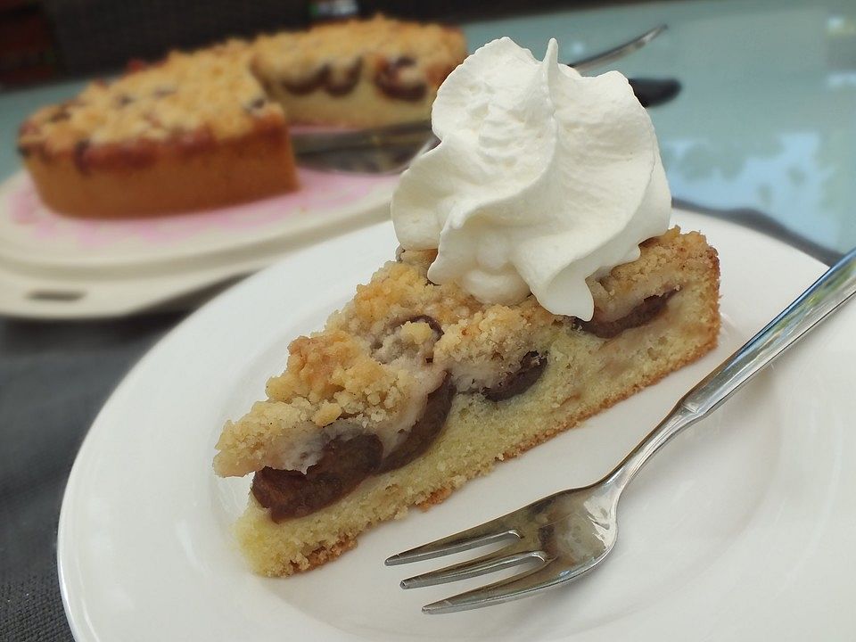 Zwetschgenkuchen vom Blech mit Rührteig und Streuseln von hdkern| Chefkoch