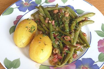 Grune Bohnen Mit Speck Von Fergne Chefkoch