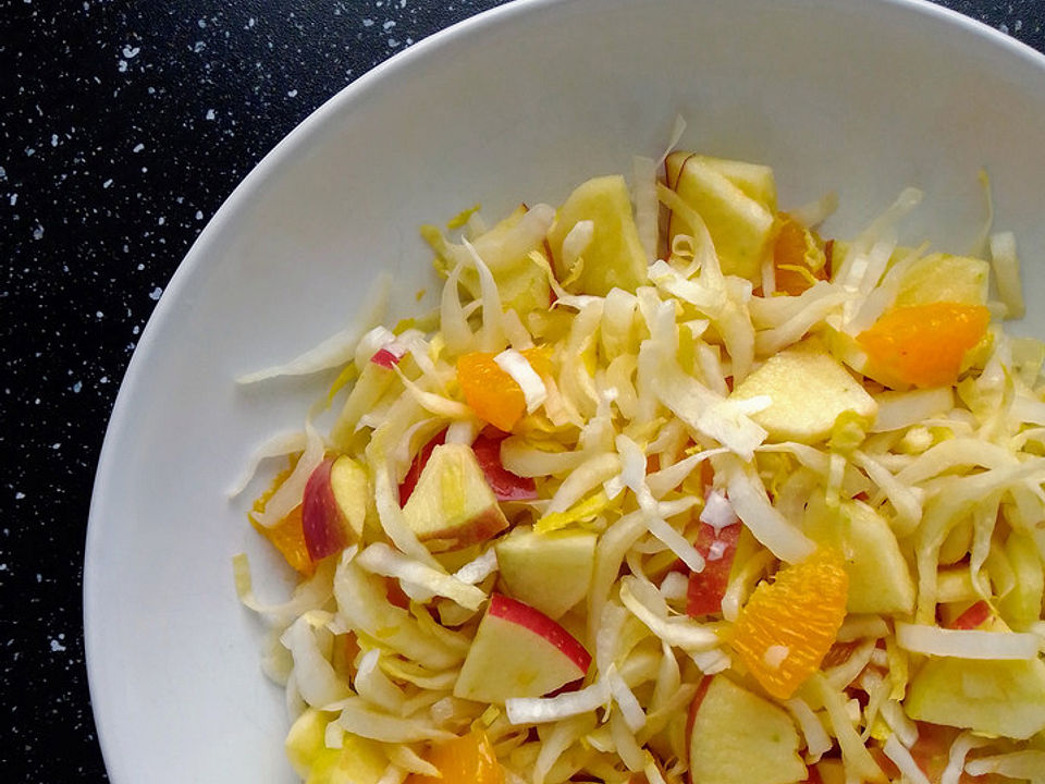 Chicoree-Salat fruchtig-scharf von dbartel | Chefkoch