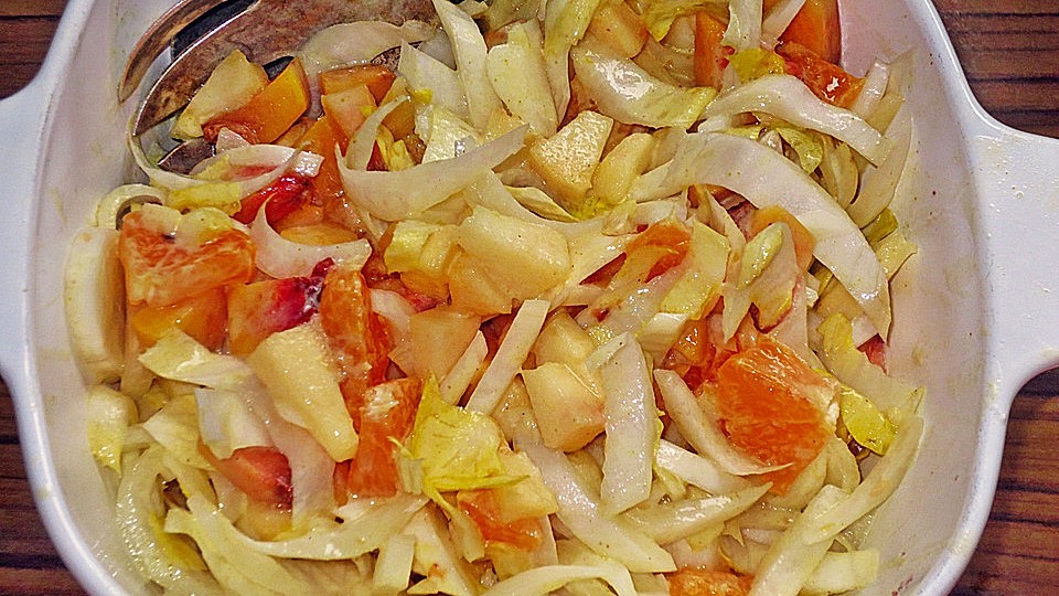 Chicoree Salat Fruchtig Scharf Von Dbartel Chefkoch 