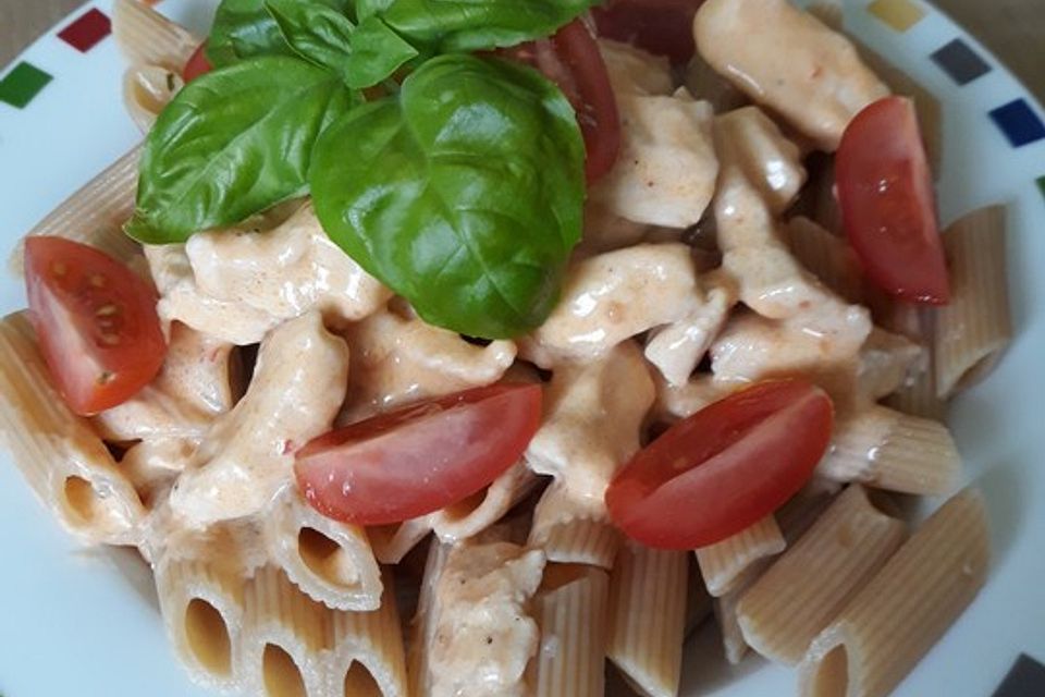 Brunch Hähnchen-Nudelpfanne