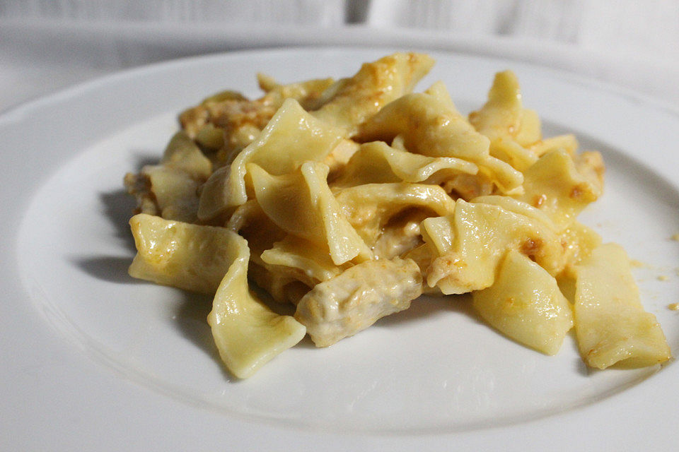 Brunch Hähnchen-Nudelpfanne