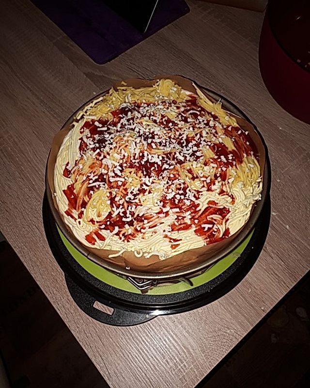 Spaghetti-Kuchen