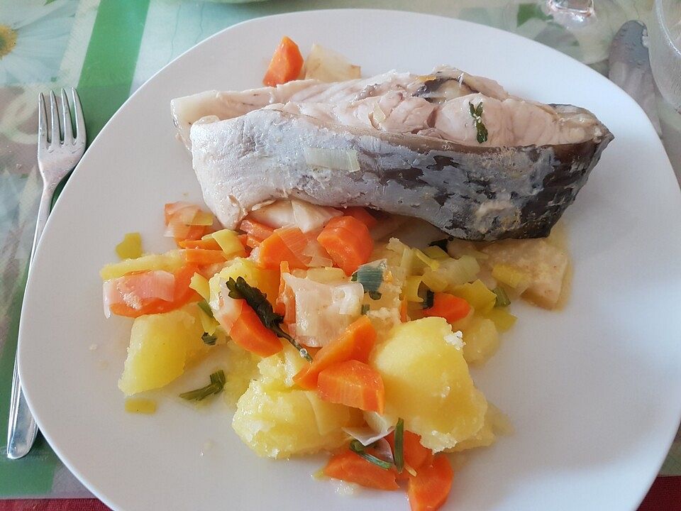 Karpfen blau mit zerlassener Butter von sachse37| Chefkoch