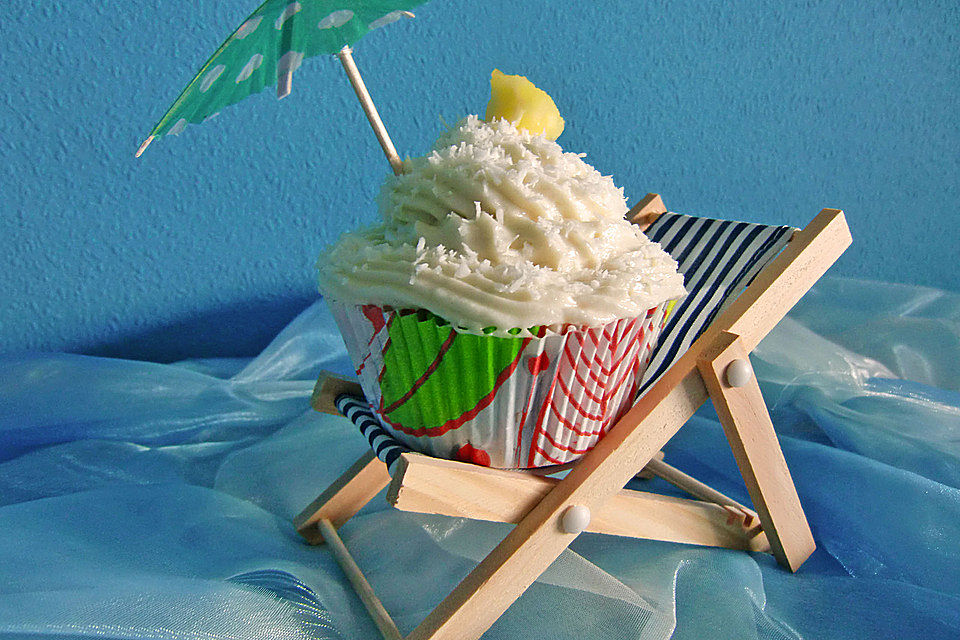 Pina Colada-Cupcakes Pina Colada-Cupcakes