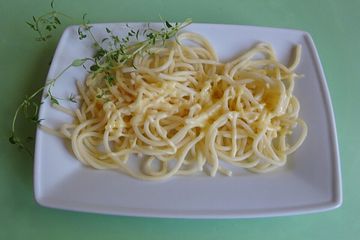 Blitzschnelle 'griechische' Spaghetti