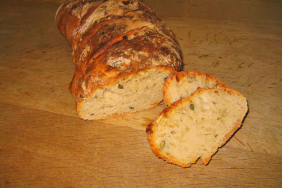 Helles Kürbiskernbrot