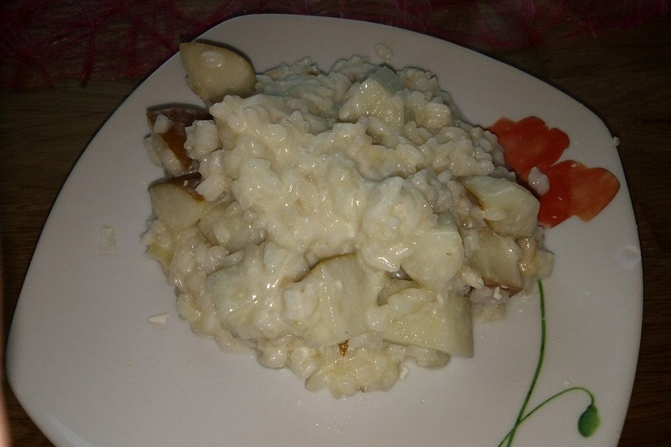 Susys herbstliches Birnen-Gorgonzola Risotto